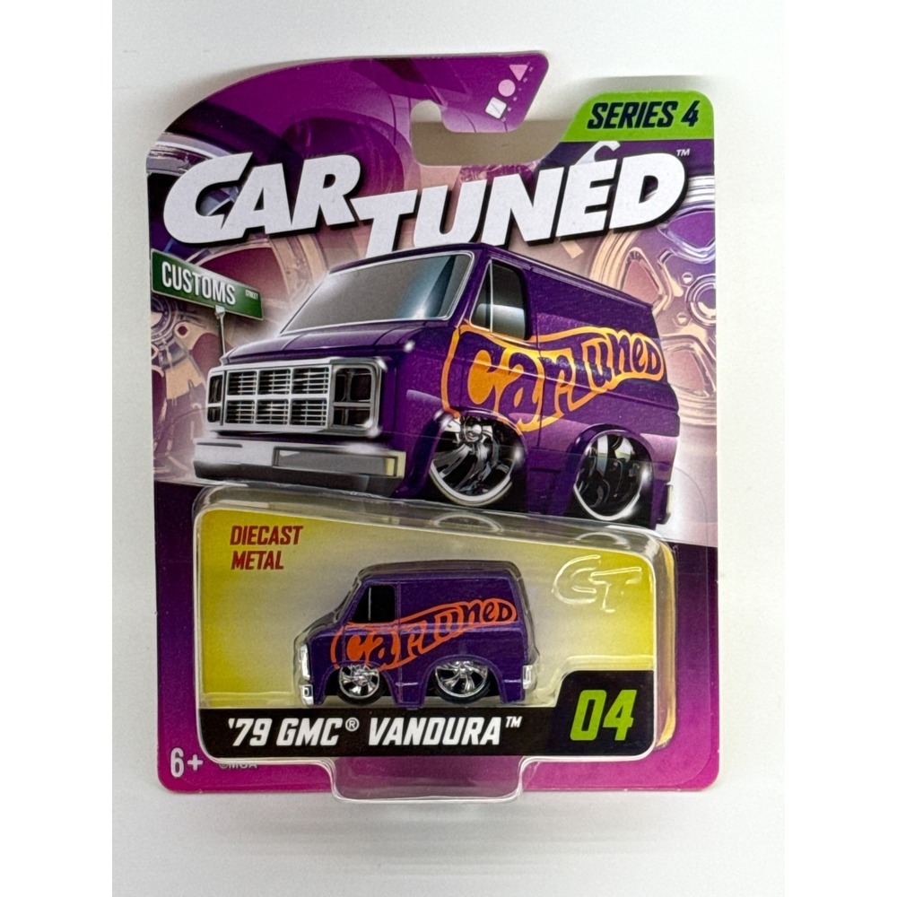 Hot Wheels CarTuned 79 GMC Vandura Purple Orange Series 4 Van Diecast 1:64 164